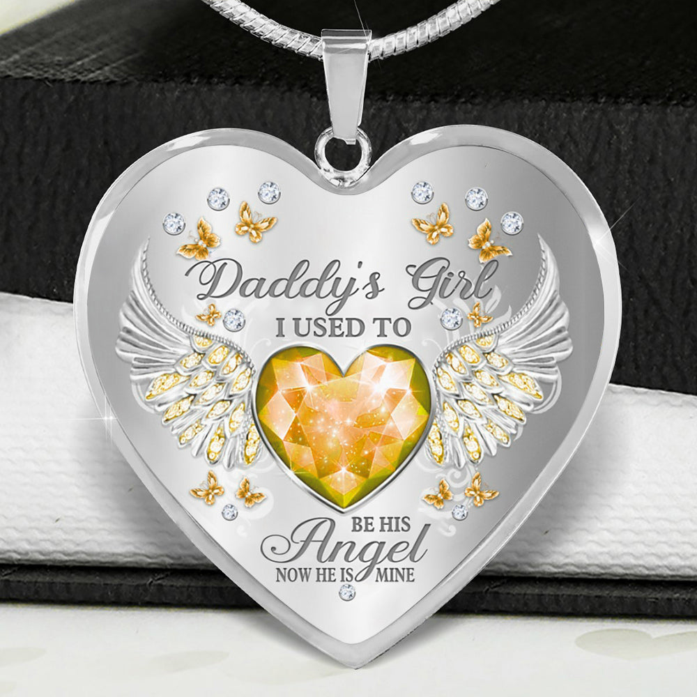 Daddy's Girl Heart Necklace