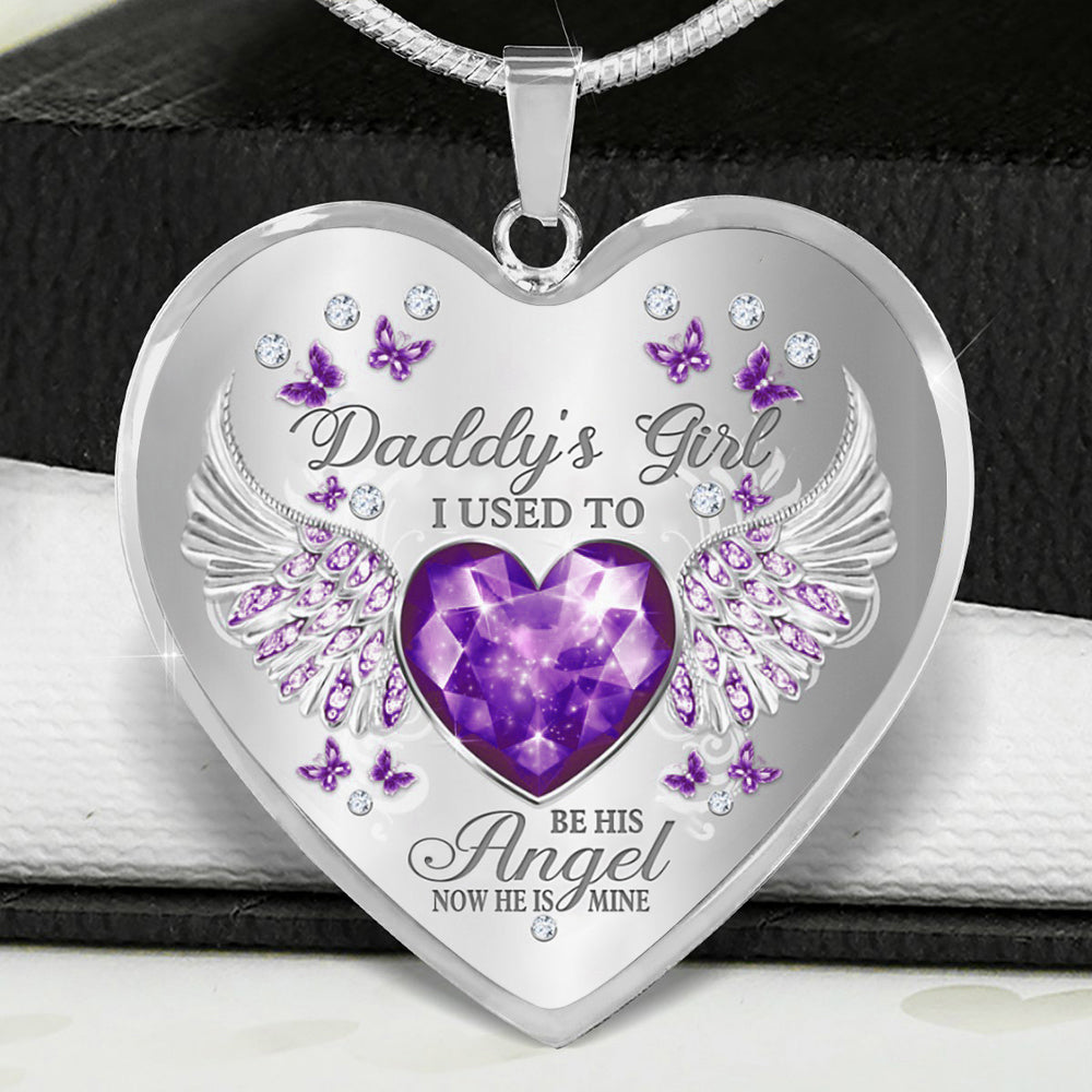 Daddy's Girl Heart Necklace